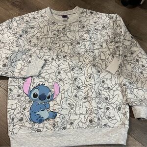 Disney Stitch Sweatshirt Size Small (4-6) New